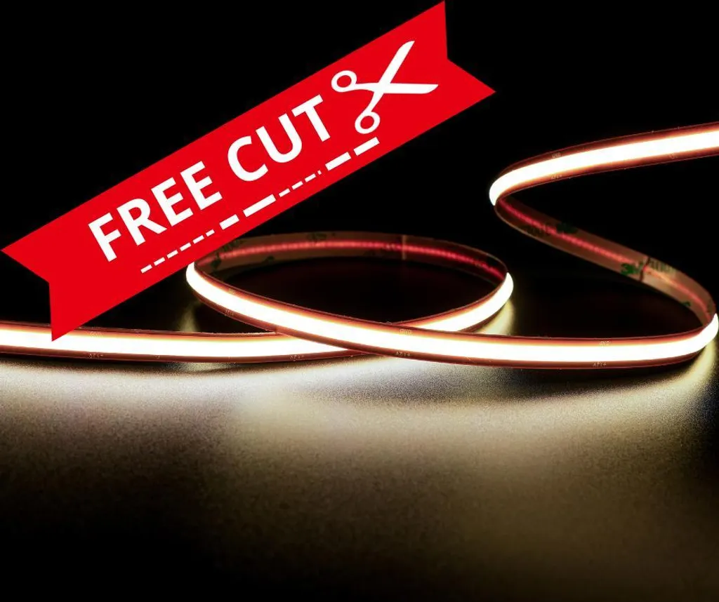 Striscia LED COB 12V 4000K CRI90 | Luce Smart per Domotica Interna