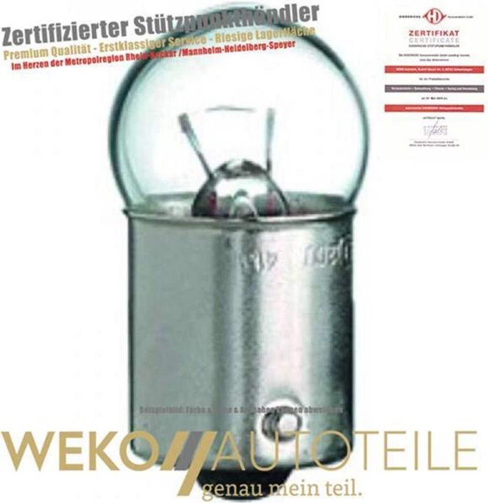 DIEDERICHS LID10071 Glühlampe Brems Schlusslicht