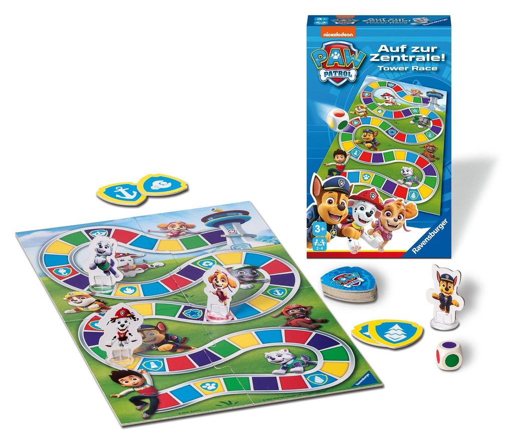 Ravensburger Paw Patrol: Auf zur Zentrale! Mitbringspiel Produktbild 