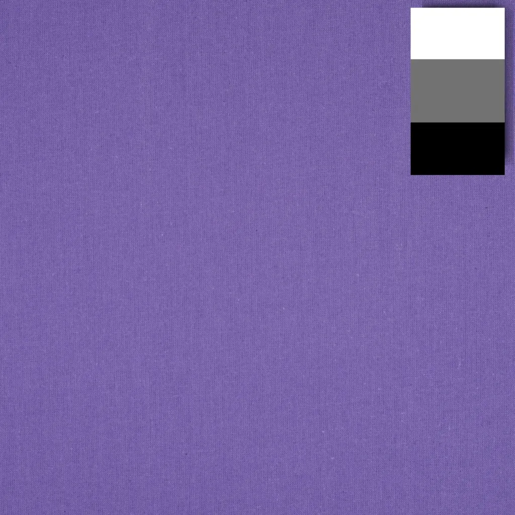 Walimex Tessuto Sfondo 2,85x6m Blu Viola | Cotone 140g/mq Studio