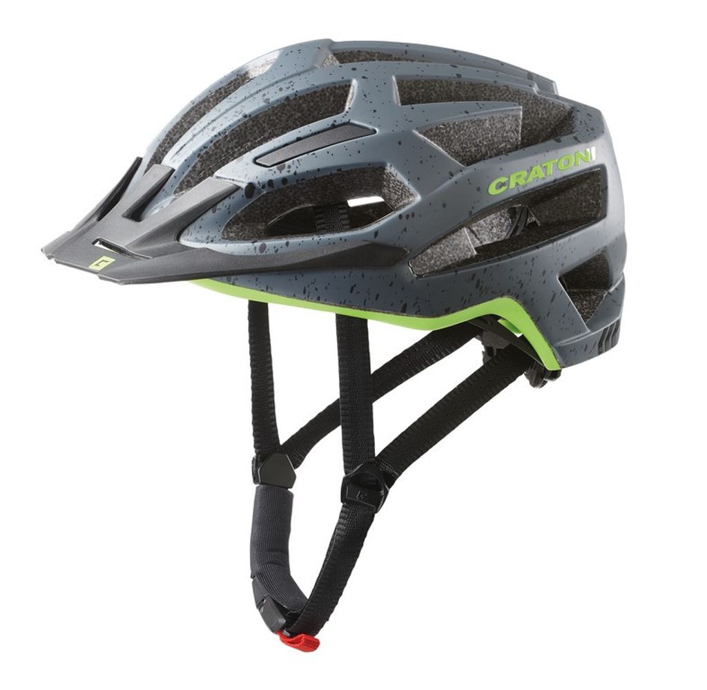 MTB Fahrradhelm C-Flash grau/lime matt