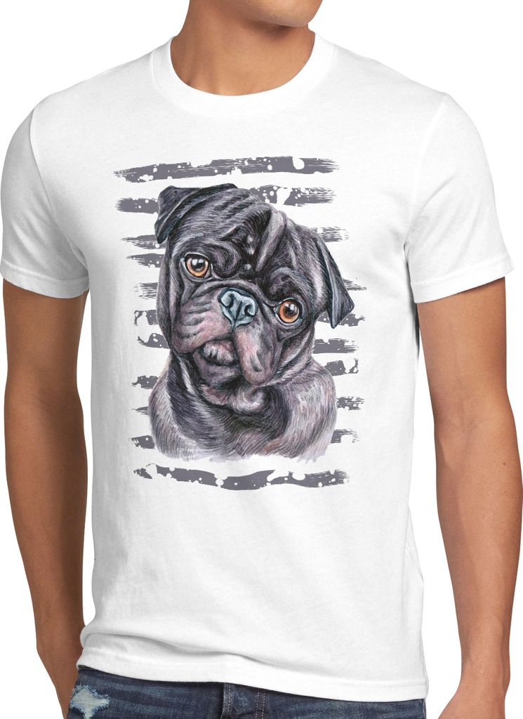 style3 Mops Herren T-Shirt hundeliebhaber züchter sommer