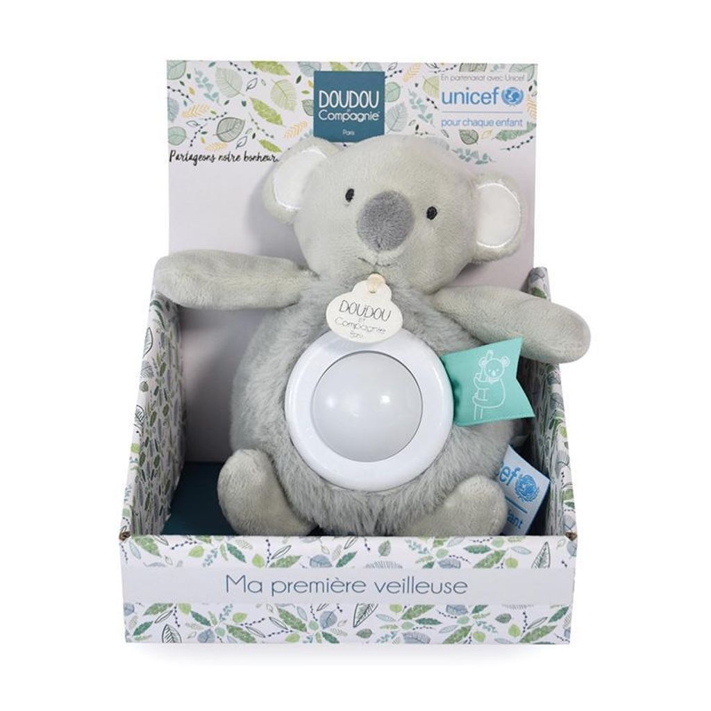 DOUDOU Unicef Koala Nachtlicht 15cm