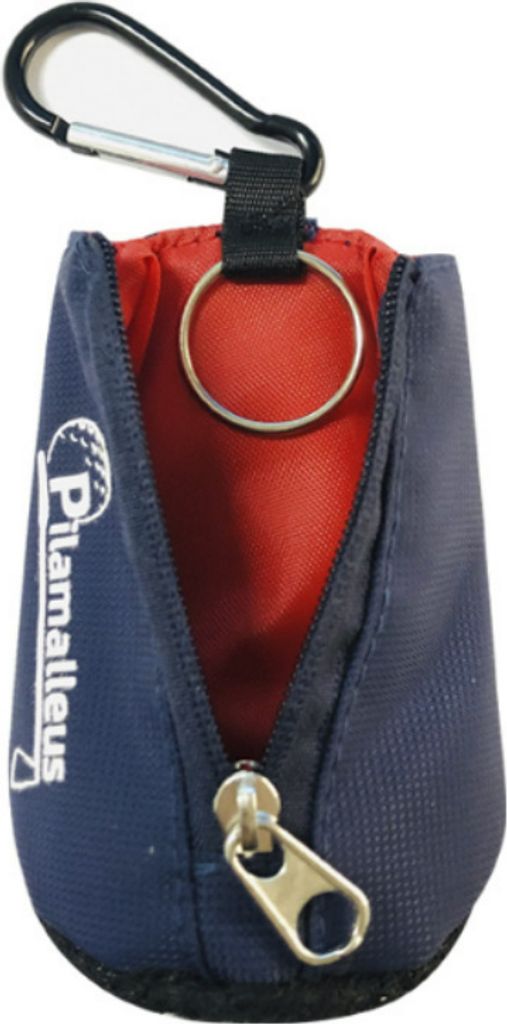 INF Tragbarer Golfballhalter mit Tee-Tasche Rot