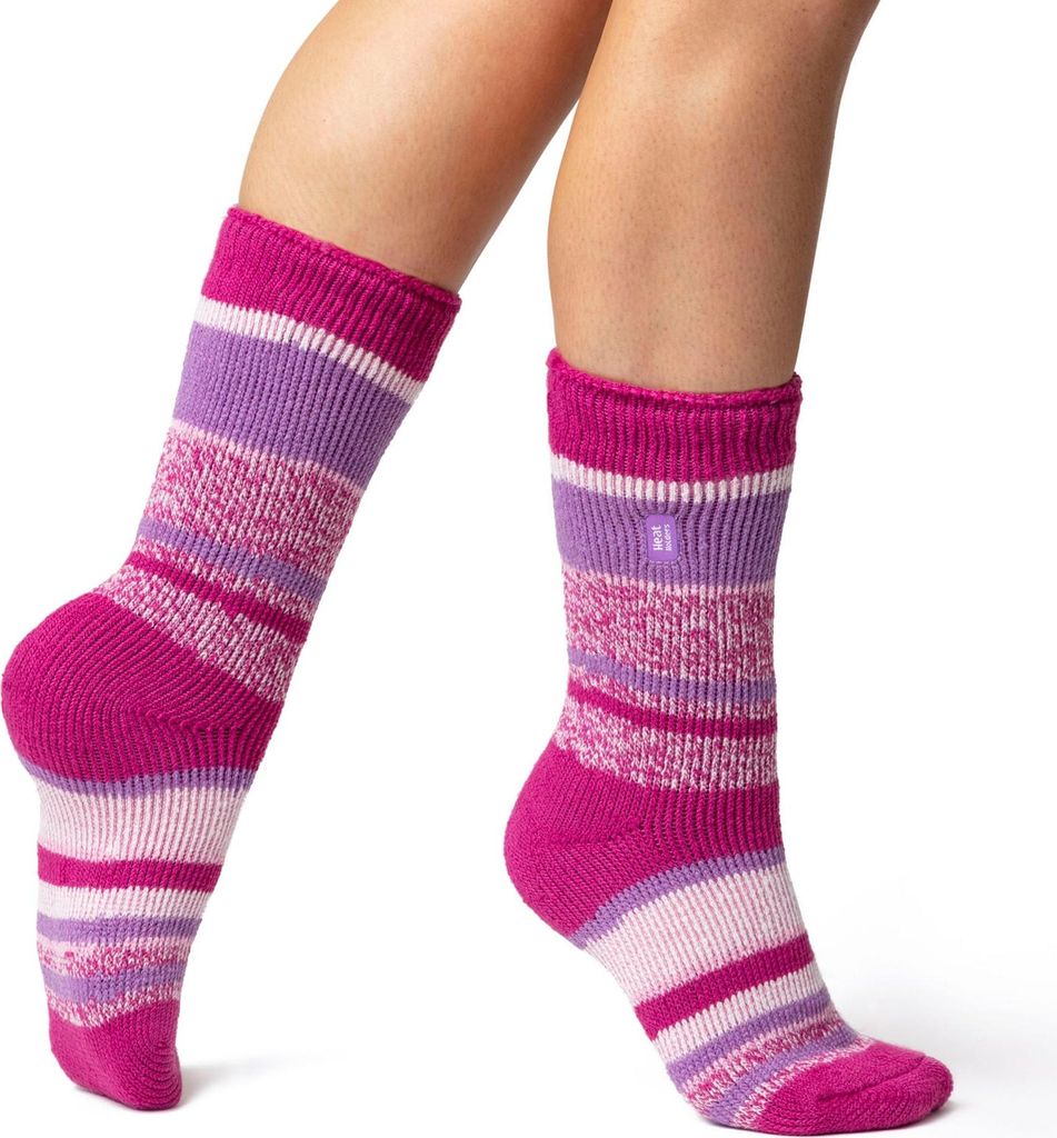 Heat Holders BSLHH417G1 Damen Twist Stripe Socken Bosworth Produktbild 