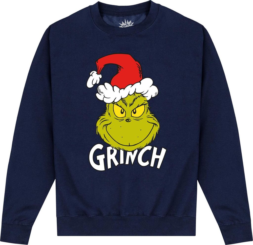 The Grinch - Sweatshirt für Herren/Damen Uni PN135 (XL) (Marineblau)