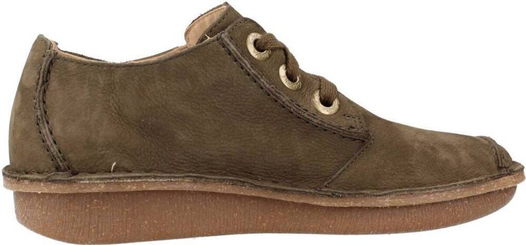 Clarks Komfort Schnürschuhe Damen 31363137313835 Oliv 38 EU Produktbild 9