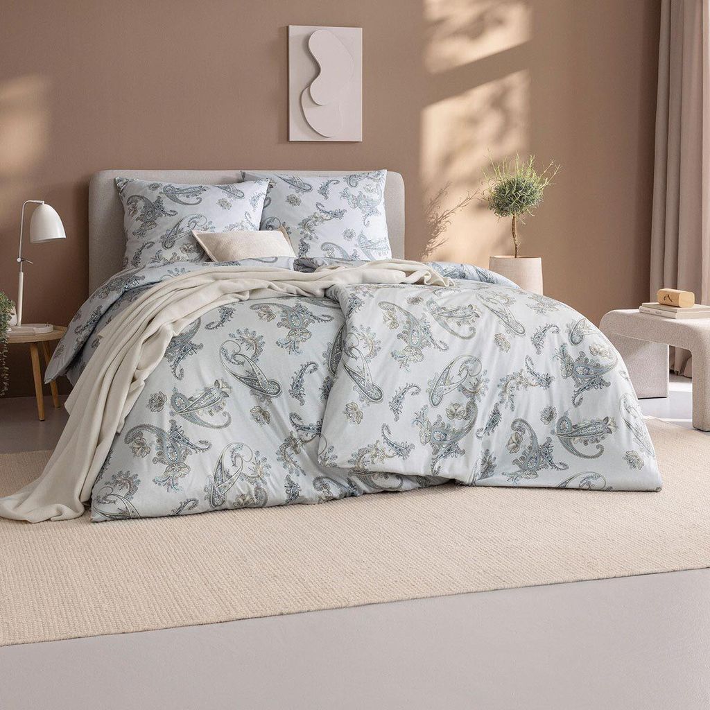 Estella Mako Interlock Jersey Bettwäsche Katrin silber Produktbild 