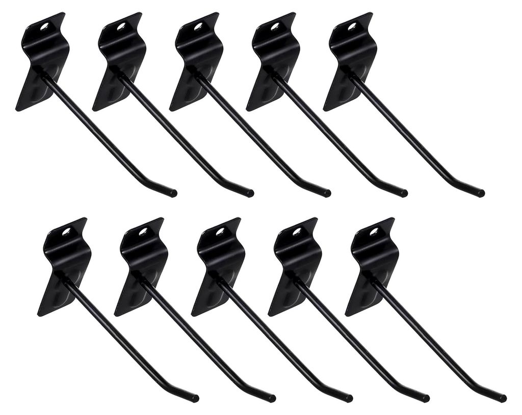 10 cm Metall Lochwandhaken 10 Stück Edelstahl Regalhalterung für Supermarkt Displays und Werkzeugwände