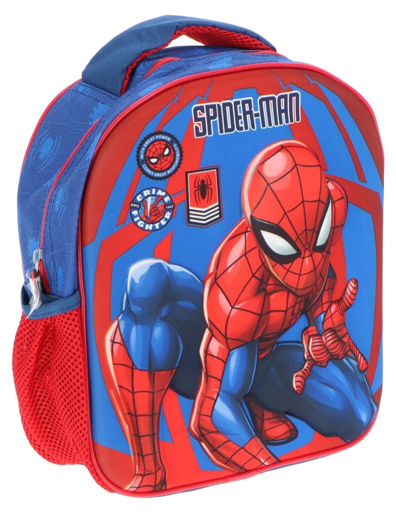 Spiderman 3D-Rucksack Kinder Marvel Schulranzen Jungen mit Produktbild 