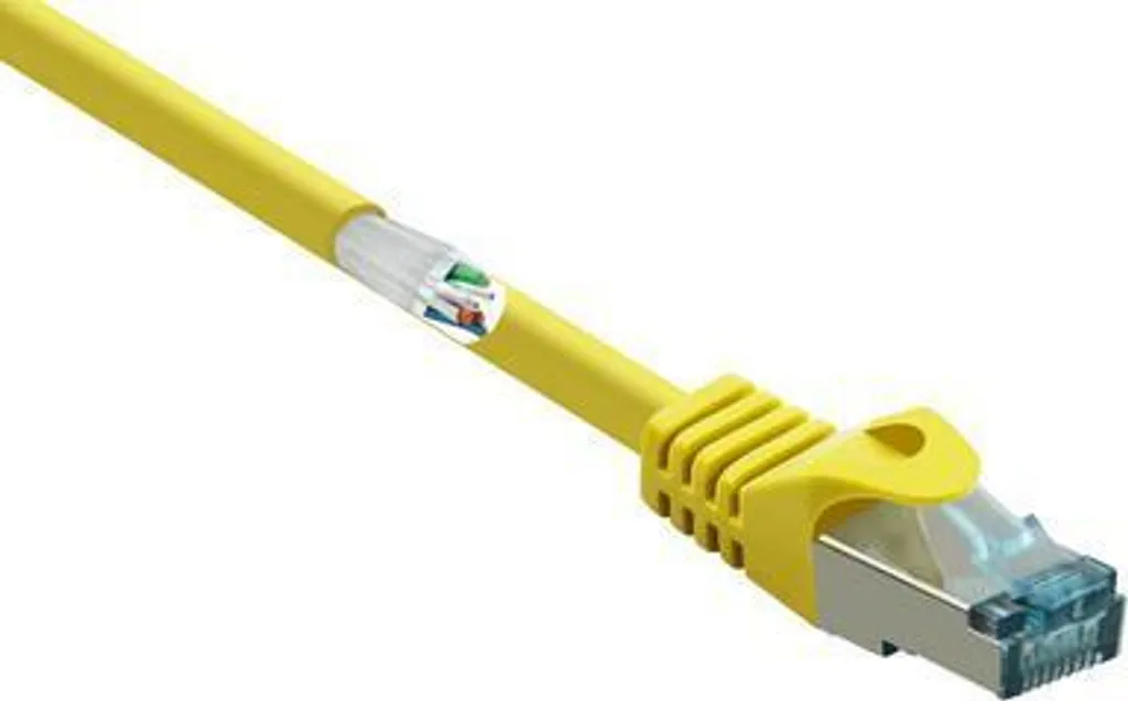 Cavo LAN Gaming 10m CAT 6a RF-5153664 S/FTP Giallo Zero Lag 10Gbps