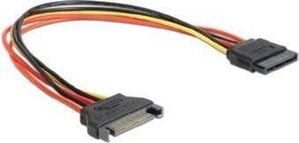 Gembird SATA, 0.3 cm, 0,3 m, SATA 15-Pin, SATA 15-Pin, Männlich, Männlich, Gerade