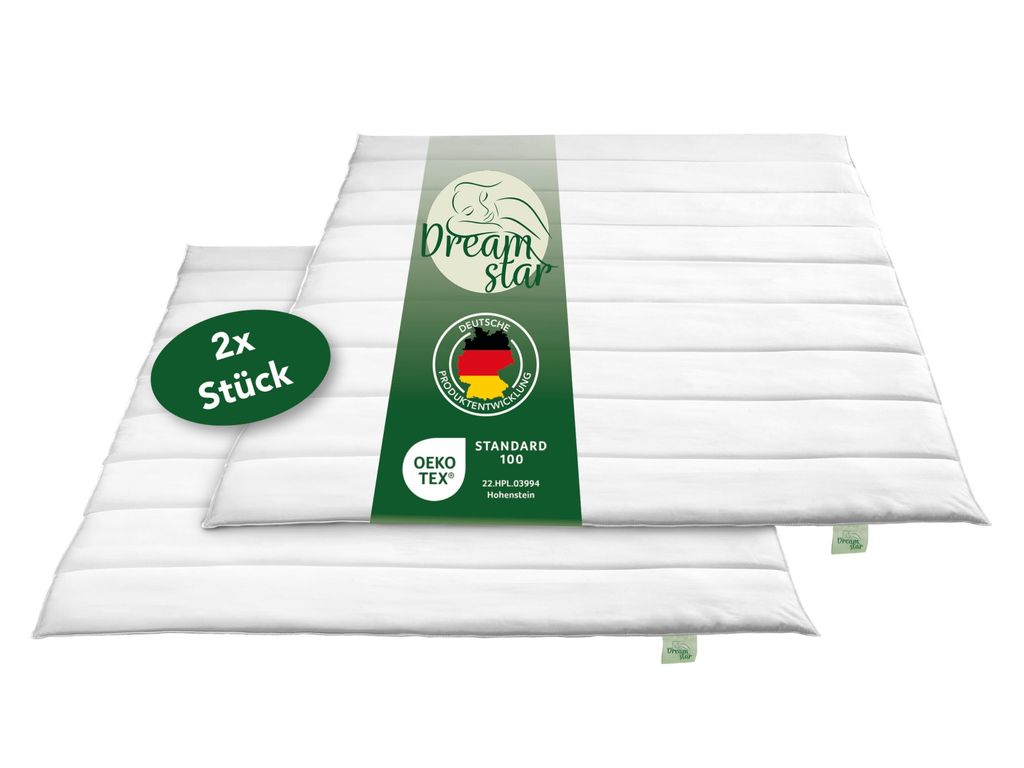 2er Set Bettdecken für alle Jahreszeiten | 135 x 200 cm | Produktbild 