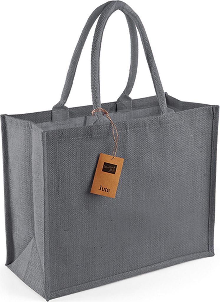 Westford Mill W407 | Classic Jute Shopper 42 x 33 x 19 cm - Immagine del prodotto 