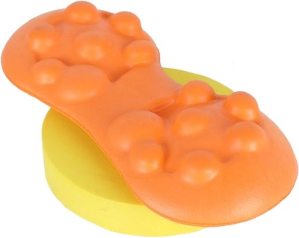INF EVA Lendenstützkissen Orange mit Akupressur Noppen Rückenmassage 1 Stück