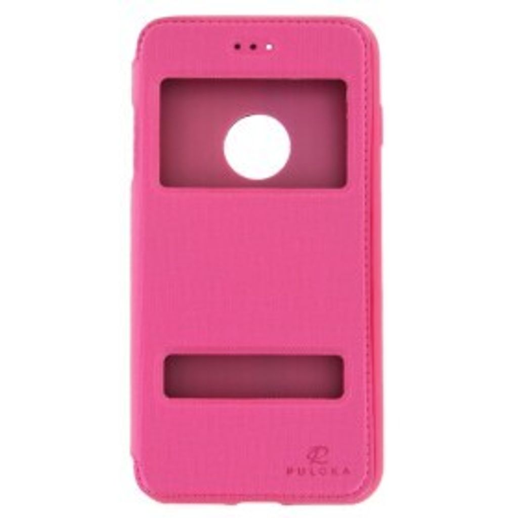 Flip Hülle für iPhone 7 Plus Pink Handy Tasche Schutz