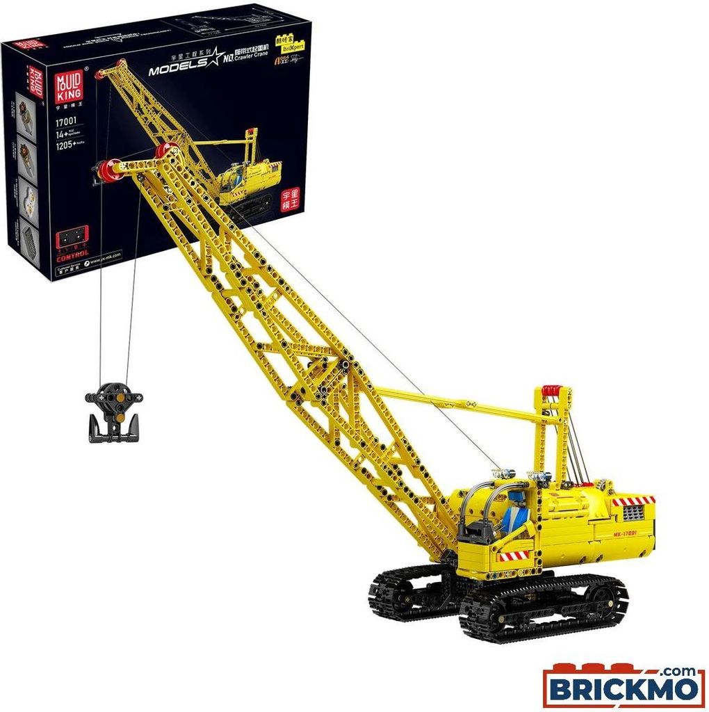 Mould King 17001 žltý pásový žeriav s diaľkovým ovládaním Obrázok produktu 4