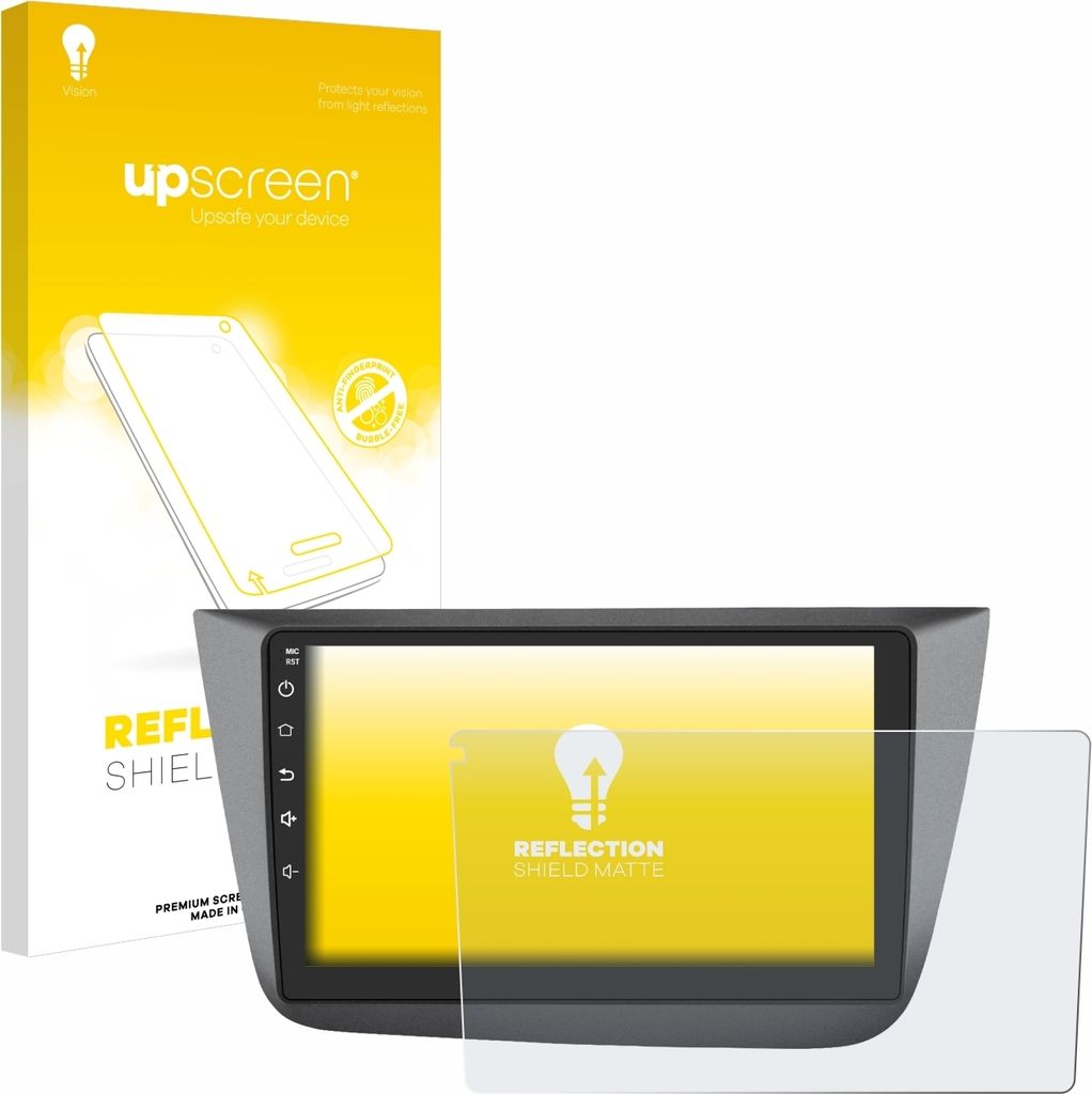 upscreen Schutzfolie für Topway Android CarPlay (9") Displayschutz Displayschutzfolie Folie Matt Entspiegelungsfolie
