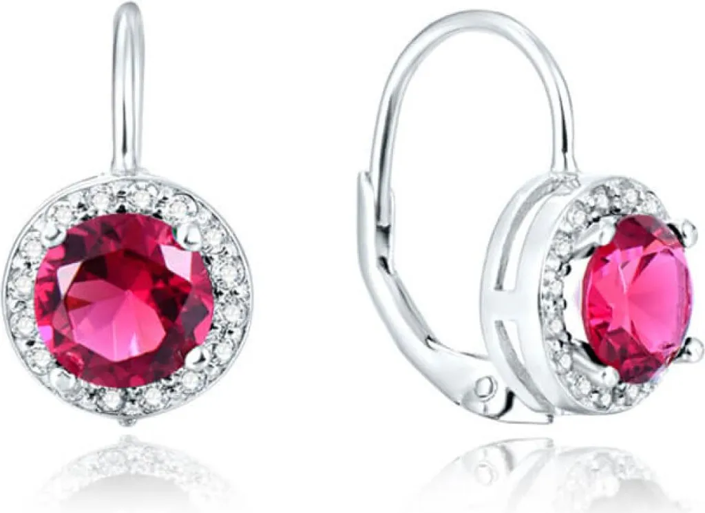 Boucles d'oreilles argentées AGUC1158 légères et hypoallergéniques