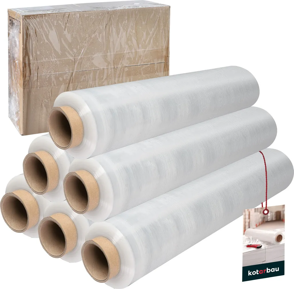 Protection Meuble Déménagement Film Étirable 50cm x 350m Lot de 6 Professionnel