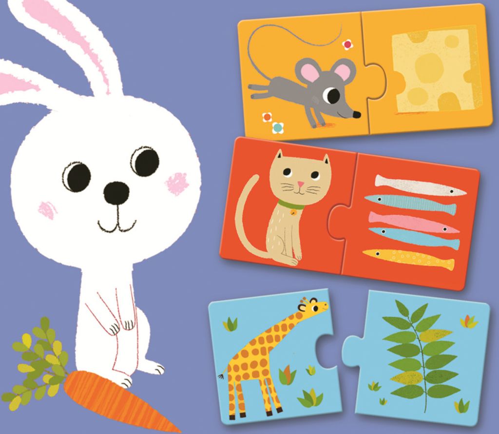 Djeco Puzzle-Duo La masa - Set für Kinder Produktbild 