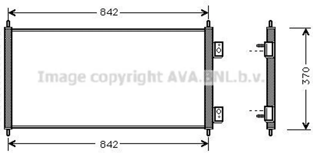 Réparation clim Ford Transit avec le condenseur PRASCO FD5303 neuf