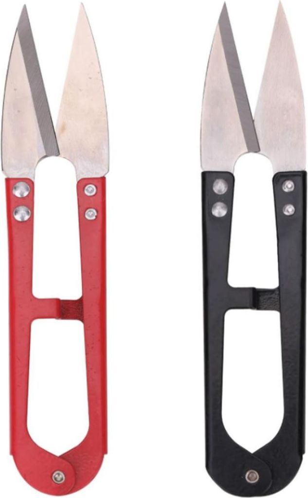 Stück U-förmige Nähscheren aus Metall, Schere zum Trimmen von Pflanzenblättern, Mini-DIY-Trimmer, Garnfadenzange, Blumen-Bonsai-Schere, Bastels...