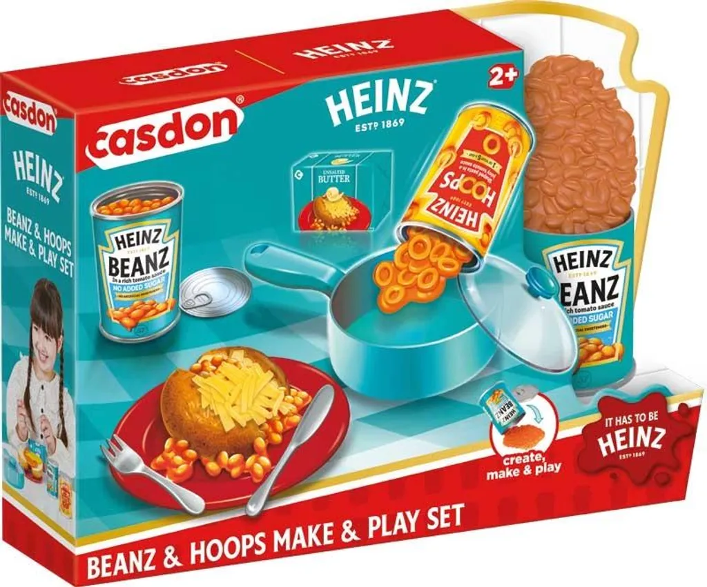 Dinette Heinz Beanz & Hoops : Jouet Alimentaire Réaliste pour Petit Chef