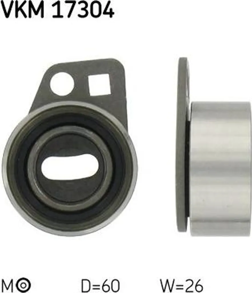 Rouleau tendeur courroie crantée en acier renforcé SKF VKM17304