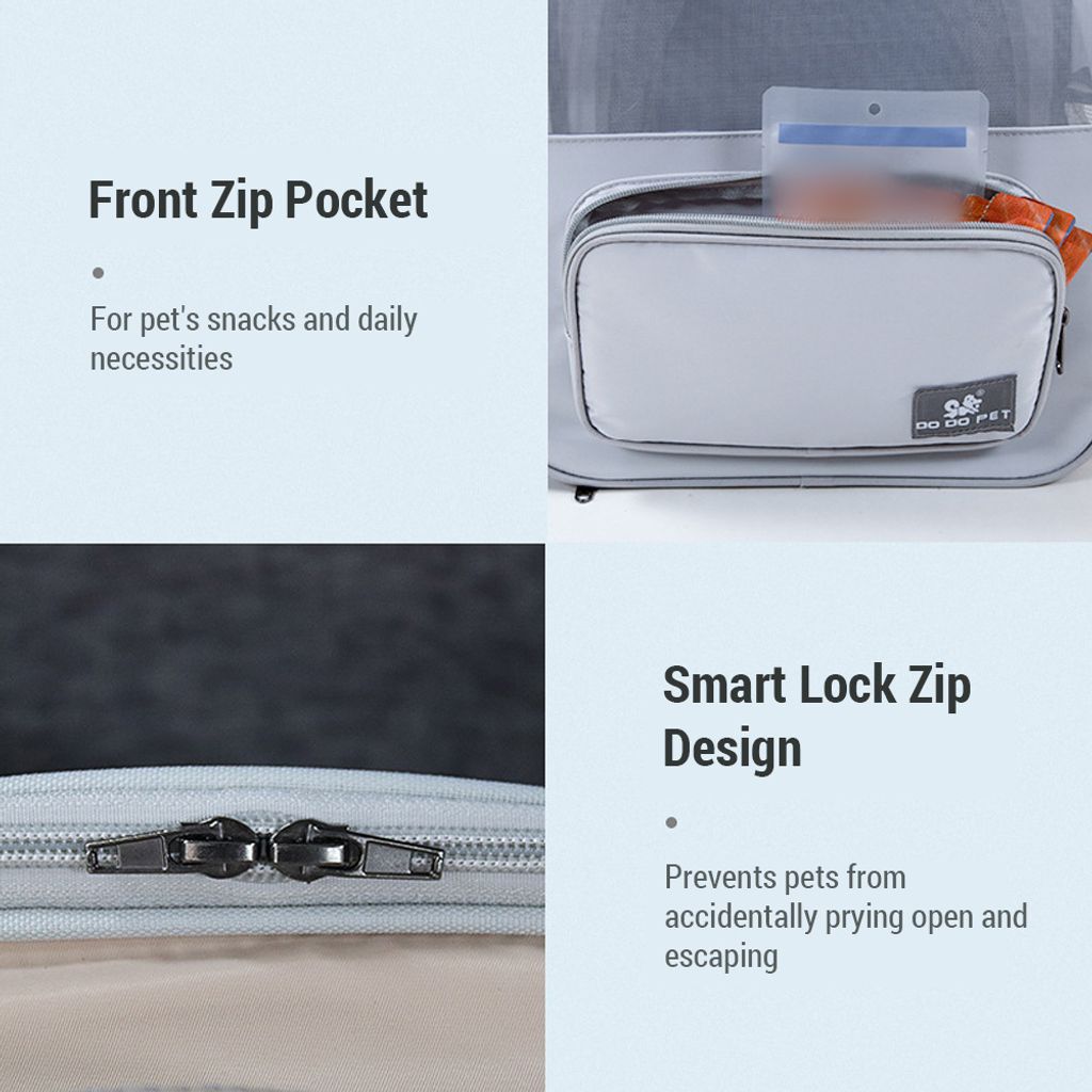 PetMasion XXL Katzentragetasche Für 2 Katzen - Zusammenklappbar Bis 9 Kg, 61x42x42 Cm