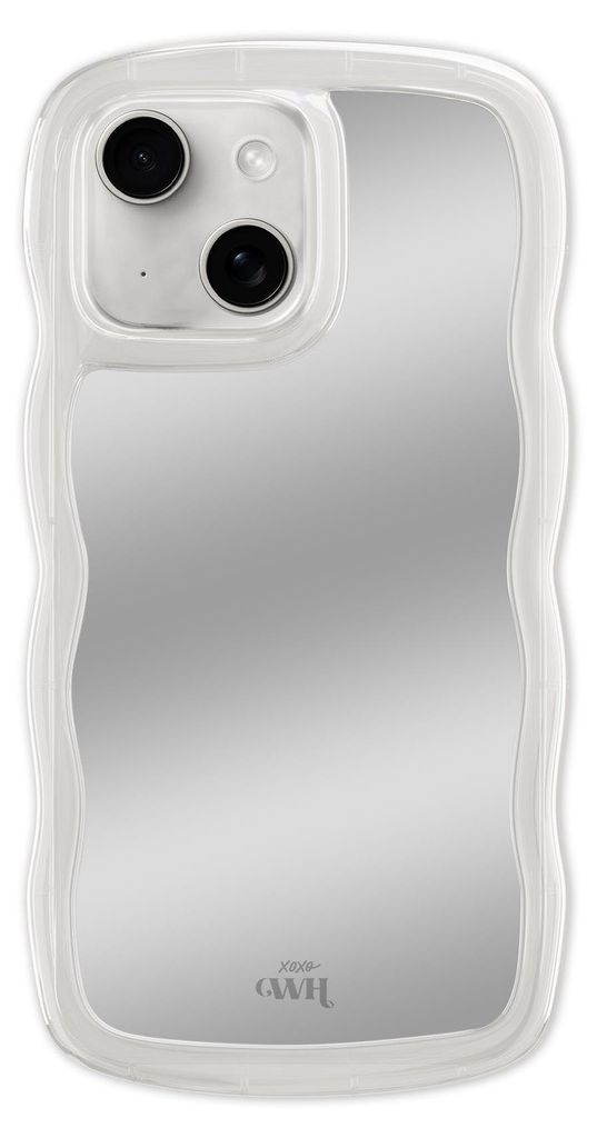 xoxo Wildhearts Wavy mirror case Transparant - iPhone 14 Hülle
