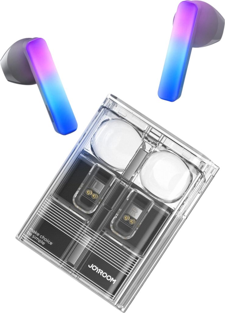 Joyroom Wireless In-Ear Kopfhrer Tws mit Led Lichter leistungsstarke schwarz