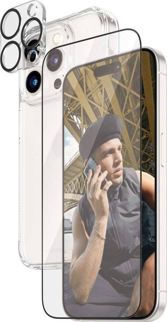 PanzerGlass ® 3-in-1 Bundle iPhone 15 Pro, Apple, Apple - Zdjęcie produktu 