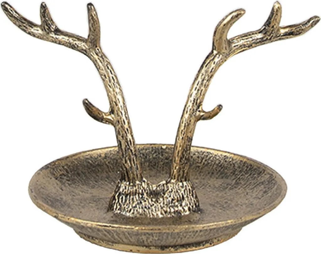 Bol décoratif doré 11 cm pour sublimer une étagère vide ou un petit meuble