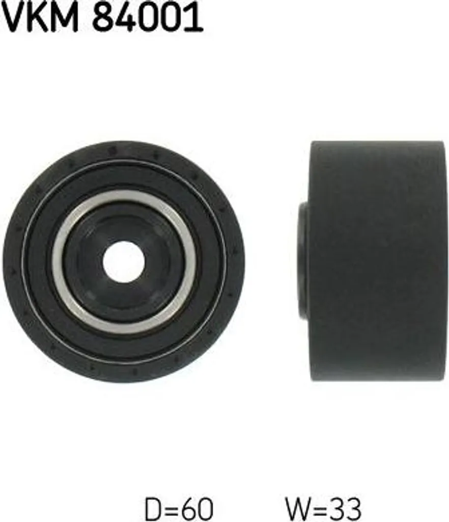 SKF VKM84001 Rouleau de Guidage Courroie Crantée OE 3396015 Mazda