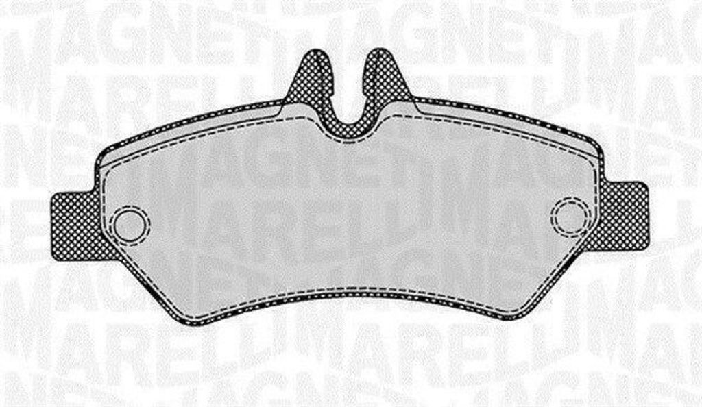 MAGNETI MARELLI 363916060300 - OE 2E0698451 Bremsbeläge für Sprinter (W906), Crafter (2F), Crafter (2E)