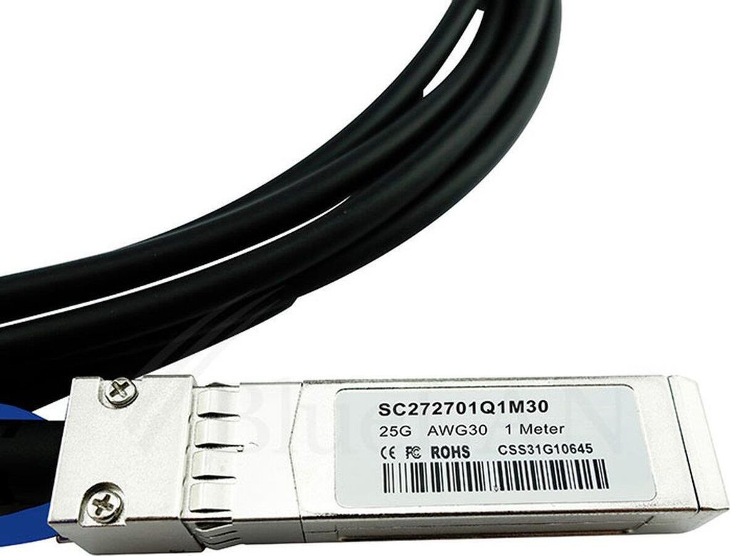 BlueOptics SFP28-DAC-3M-SS, 3 m, SFP28, SFP28, Männlich/Männlich
