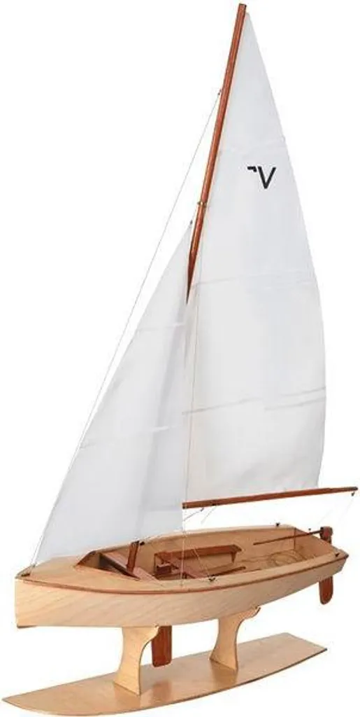 Voilier Krick Vaurien kit bois avec découpe laser - Modèle réduit 54cm