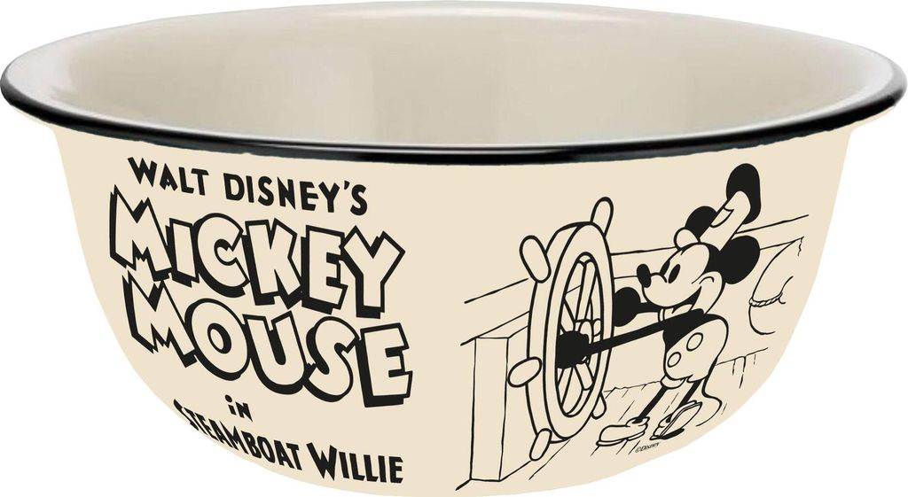 Müslischale Mickey in Steamboat Willie Vintage Produktbild 