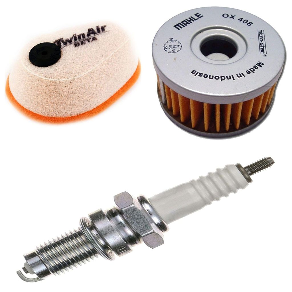 Service-Kit für Beta Alp 4 350 Baujahr 2015 Luftfilter Ölfilter Zündkerze von pamoto - Neu