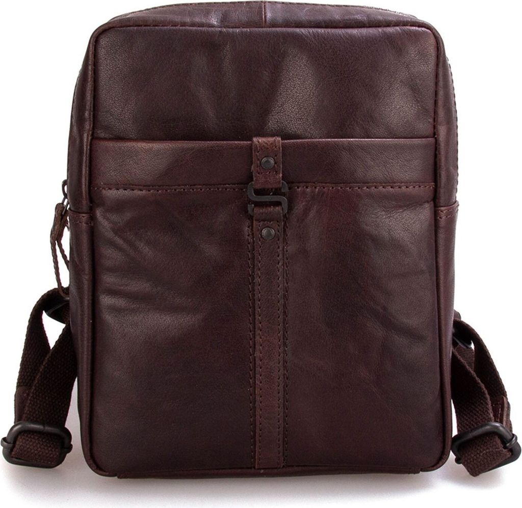 SPIKES & SPARROW Leder Freizeitrucksack Rucksack Bronco Backpack Dark Brown braun
