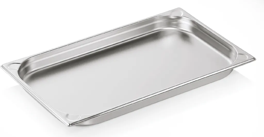 Contenitori GN 1/1 Bordo Rinforzato GN 76 Acciaio Inox Professionali
