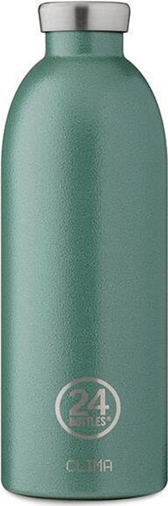 24Bottiglie Clima Uso Quotidiano 850 ml Acciaio Inox Verde Immagine del prodotto 