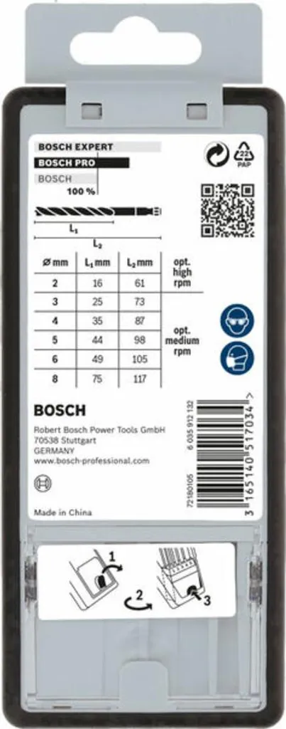 Offerta Set Bosch Robust Line: 7 Punte Legno Professionali Alta Precisione