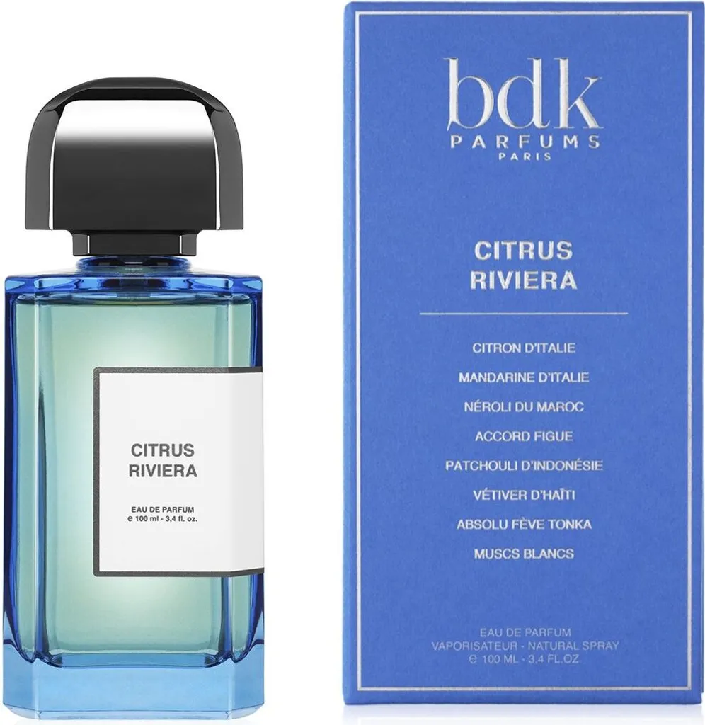 Parfum agrumes et notes marines Citrus Riviera BDK - Spray de 100ml