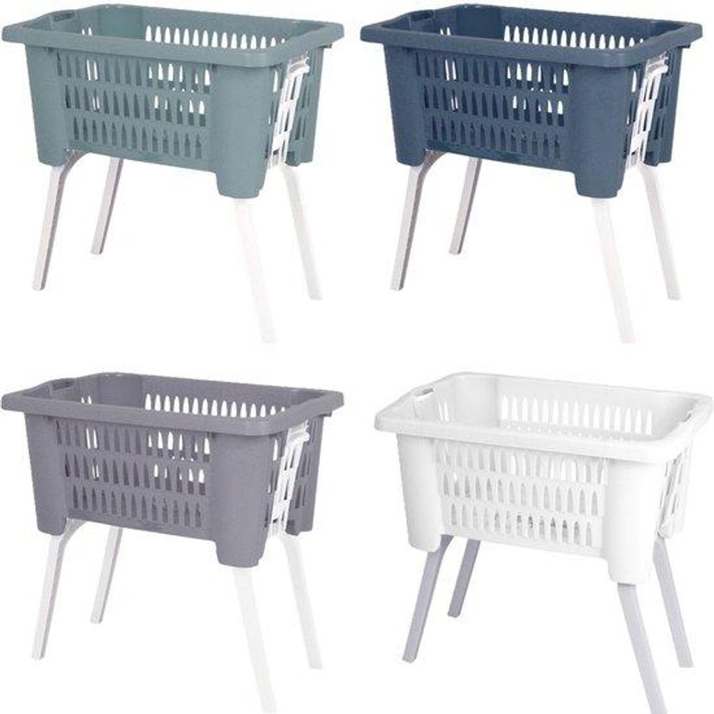 Grand panier à linge, pliable, en plastique, 38 litres, Image du produit 