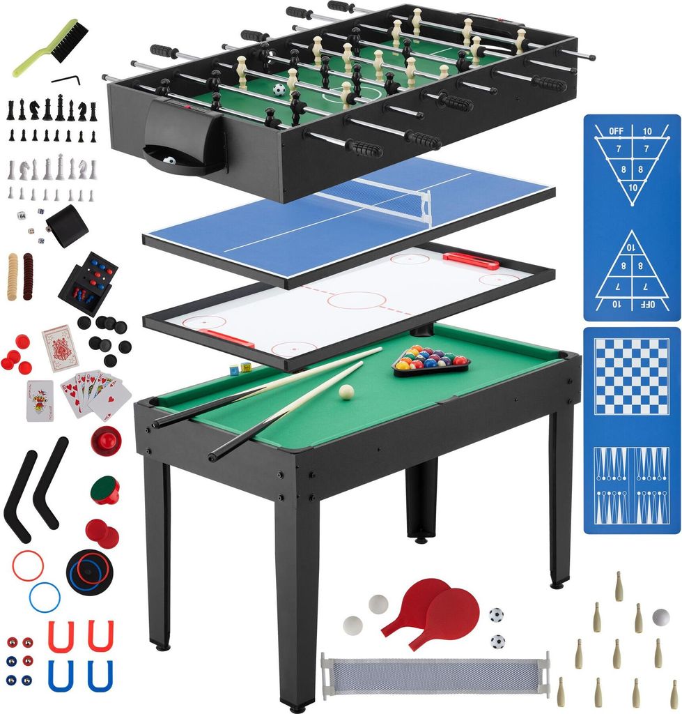 Table de jeu multifonction SirGameALot 15-en-1 avec Image du produit 