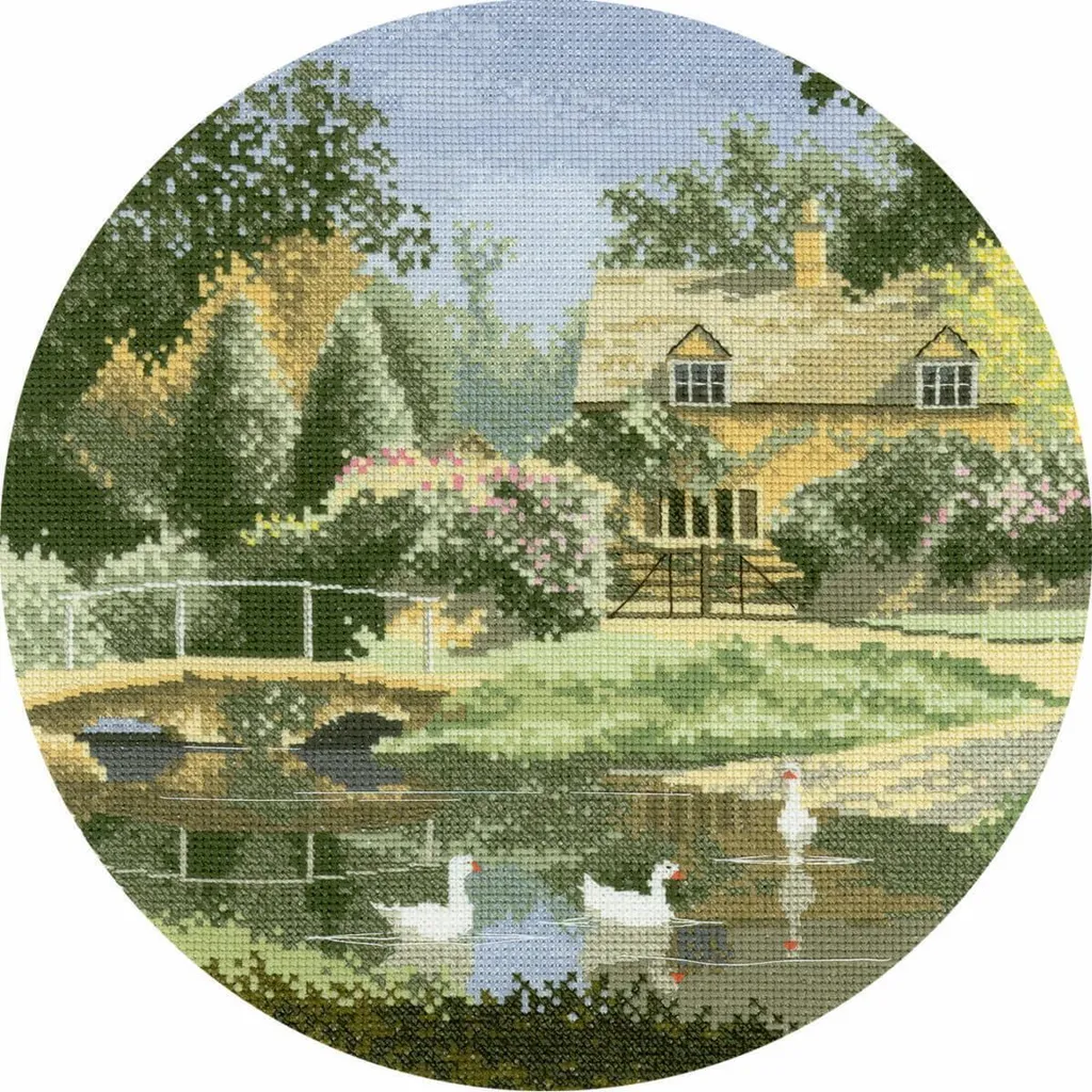 Réussir sa Broderie facilement avec le Kit Ford Way Heritage Aida 25cm