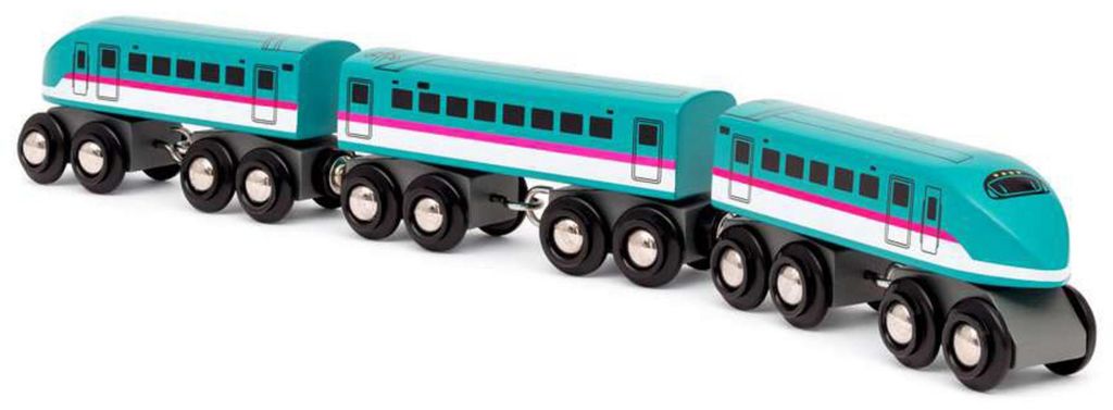 brio BRIO World – 36086 Trains of the World Shinkansen Series E5 Hayabusa Zug | Spielzeugzug für Kinder ab 3 Jahren