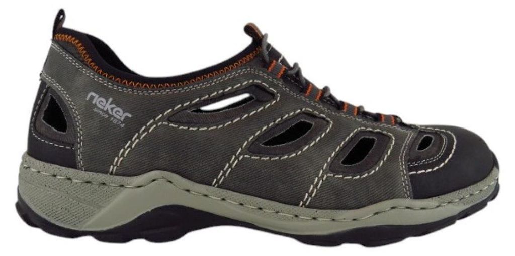 Rieker Trekking Sandale Grau : 40 Produktbild 
